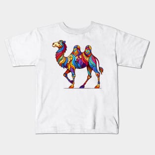 Colorful camel Kids T-Shirt